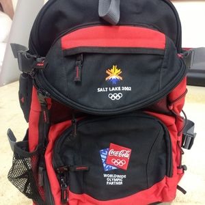 NWOT vintage Coke Olympic luggage